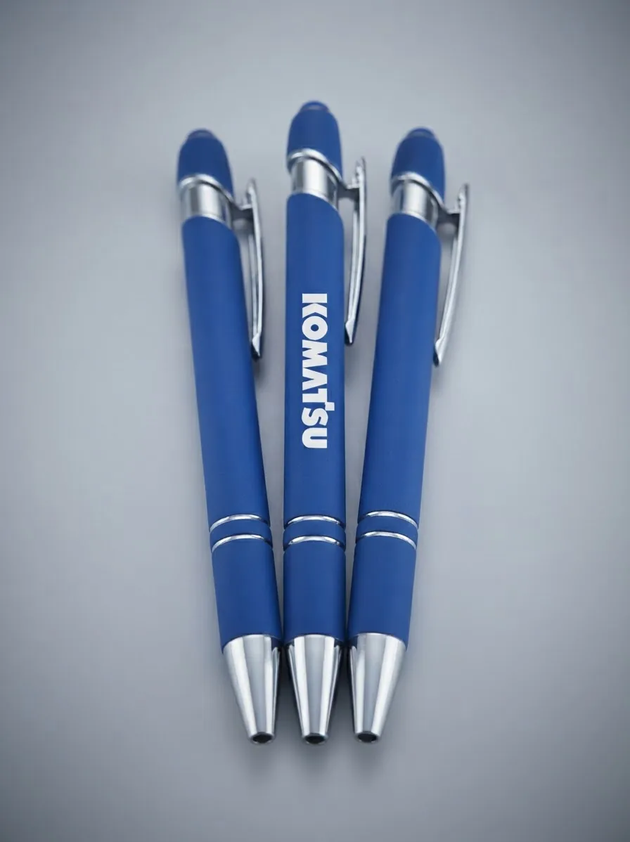 Komatsu corporate branding for construction and equipment
